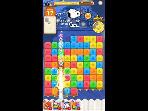 Snoopy Puzzle Journey Night Mode Level 33 - NO BOOSTERS 🐶🧩🧳 | SKILLGAMING ✔️