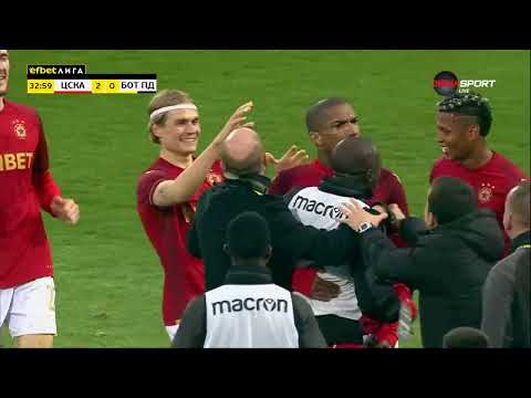 Тибо Вион в действие с екипа на ЦСКА