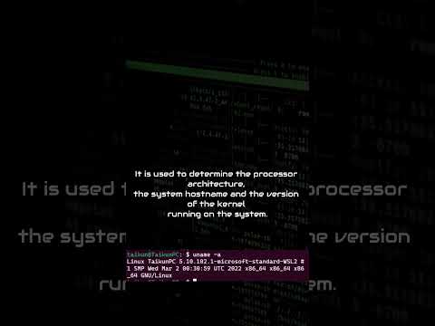 LINUX 50 Most Used Linux Commands: UNAME