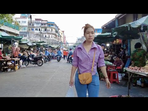 Market Daily Life Lifestyle Vendor In Phnom Penh & More - Cambodia