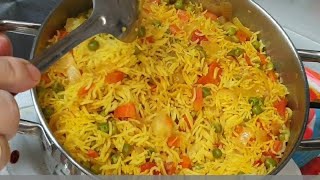 אורז בסמטי עם ירקות טעים ובריא Basmati rice with vegetables is delicious and healthy בקלי קלות- (ליהי קרויץ - מטבח בקלי קלות) - התמונה מוצגת ישירות מתוך אתר האינטרנט יוטיוב. זכויות היוצרים בתמונה שייכות ליוצרה. קישור קרדיט למקור התוכן נמצא בתוך דף הסרטון