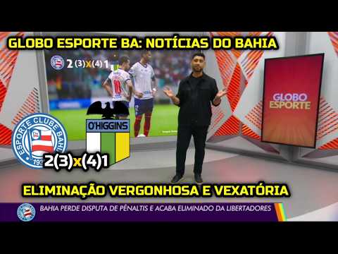 Globo Esporte BA - Bahia Loses Penalty Shootout and is Eliminated from Libertadores