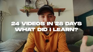 What being consistent on youtube for 1 month taught me - Small Creators