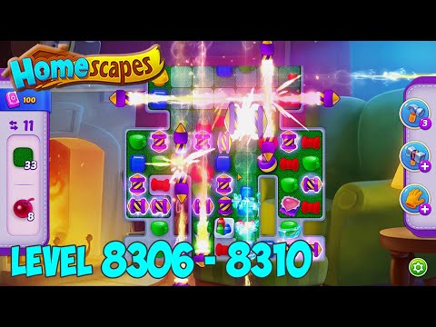 Homescapes level 8306 8307 8308 8309 8310 🏡 Playrix HD