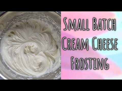 Small batch cream cheese frosting/Are you looking for a great frosting with no leftovers😎 try this