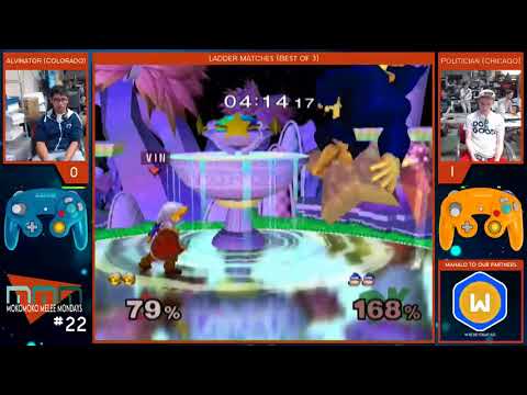 MMM #22 - Alvinator (Young Link) vs Politician (DK/Link) [Ladder Match]