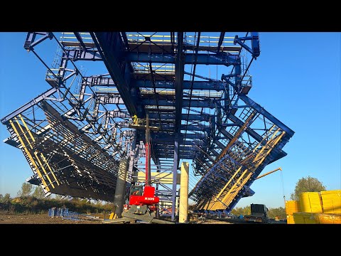 Casting First span at Stalowa Wola