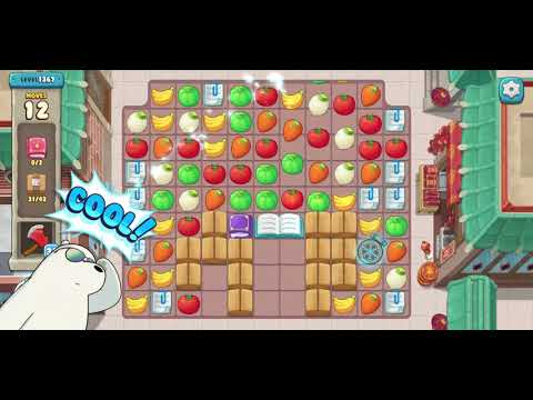 We Bare Bears Match3 Repairs Level 1367 - No Boosters