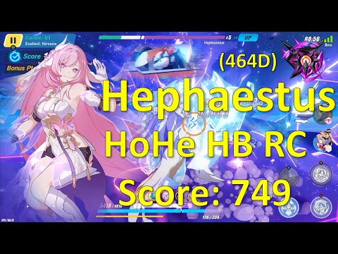 HI3 Abyss Superstring Dimension Nirvana (464D) - HoH(s0) HB RC vs Hephaestus - Weather Frozen (749+)