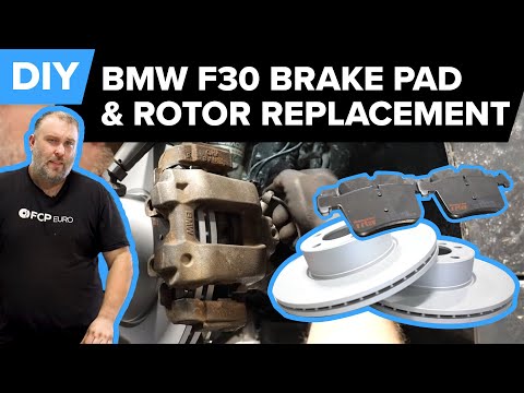 BMW F30 Front Brake Pad & Disc Replacement DIY (BMW 2-Series, 3-Series, & 4-Series)