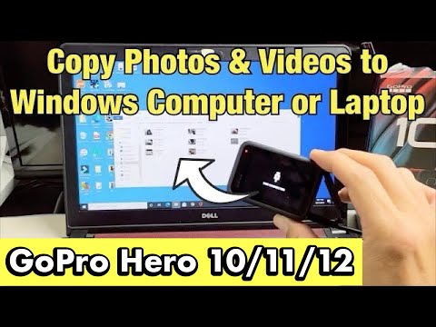 GoPro Hero 10/11/12: How to Copy Photos & Videos to Windows Computer, PC, Laptop w/ Cable