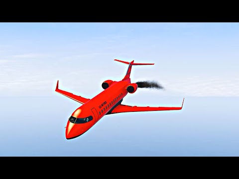 GTA 5 Plane Engine Failure Emergency Landing | #04