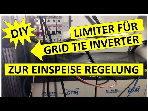#EINSPEISEREGELUNG | DIY LIMITER für GRID TIE INVERTER | Grundlast decken mit konstanter Einspeisung