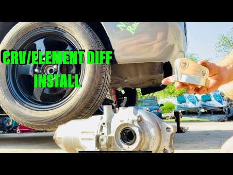 Crv/Element diff install and into to my awd Honda. Awd Del Sol Rebuild vid #1