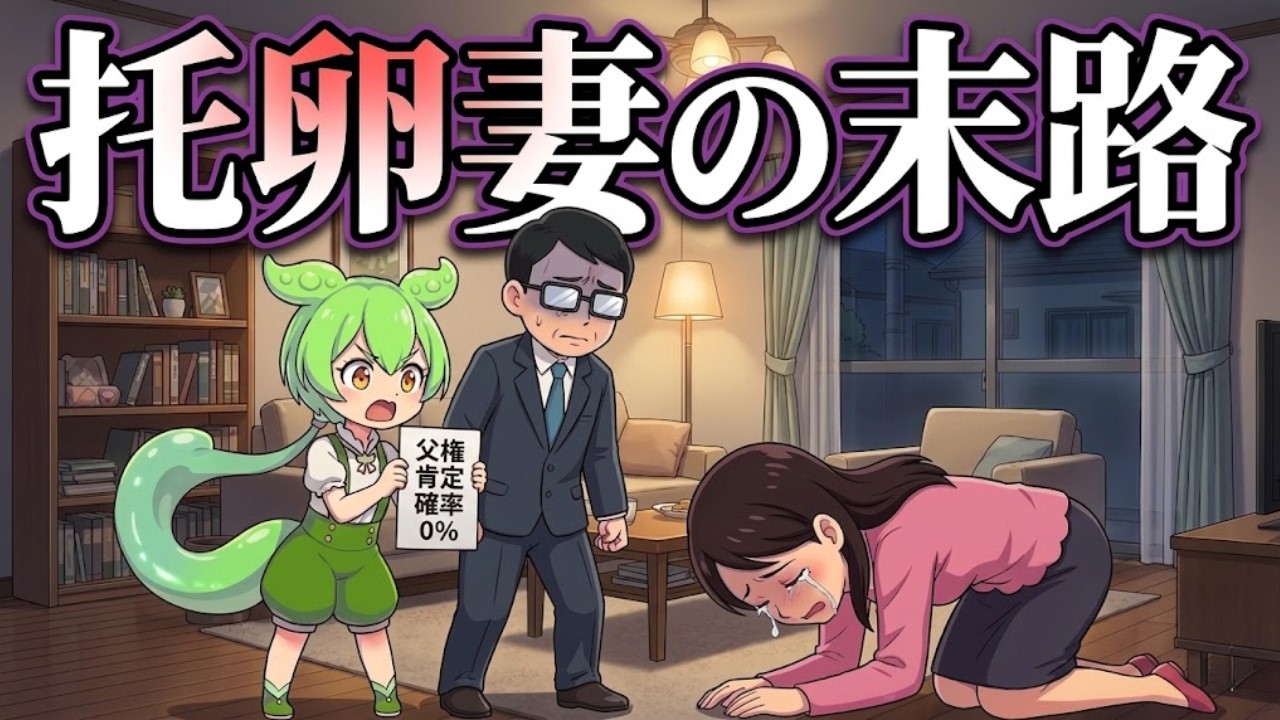 血液型で托卵がバレた妻の末路…DNA鑑定から間男に慰謝料を請求した最強の復讐劇【ずんだもん】