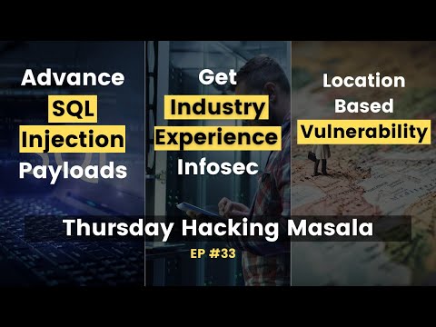 How to get expereince in Cybersecurity, Advance SQL Injection Payloads | THM #33 🔥