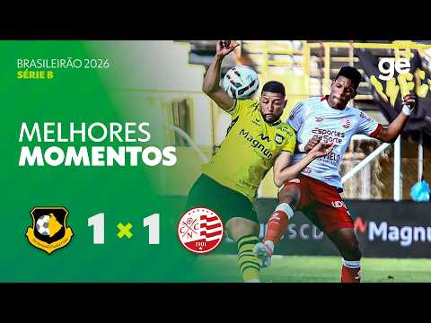 Gols e melhores lances de São Bernardo x Náutico