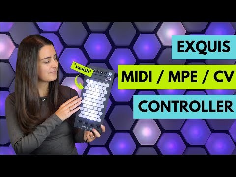 Intuitive Instruments Exquis 61-Key MPE MIDI and CV Controller image 6
