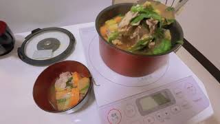 社会人スタートしたからキムチ鍋食べた。