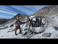 I Found a Wrecked B-29 Bomber while Solo Camping, Hiking & Exploring an Abandoned Gold Mine