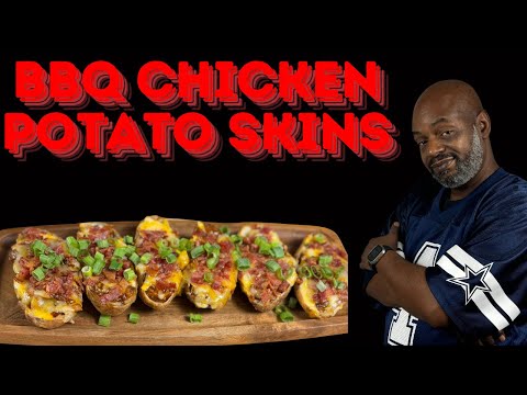 BBQ Chicken Potato Skins - The Ultimate Game Day Snack!