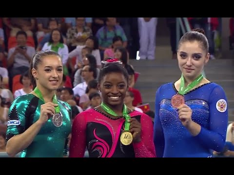 2014 World Artistic Gymnastics Championships Nanning Women's Floor Final WAG FX EF