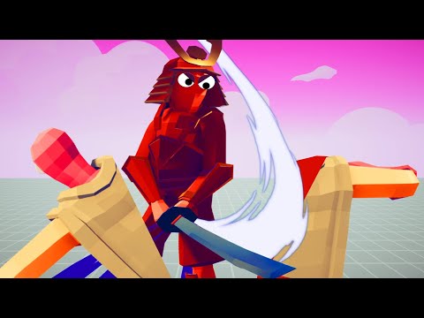 SAMURAI GIANT SLASH vs EVERY UNIT | TABS - Totally Accurate Battle Simulator