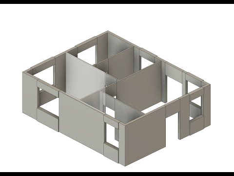 Fusion 360: Creating 3D Floor Plans & Parameters