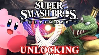 Smash Bros. Ultimate - How will we UNLOCK Characters?