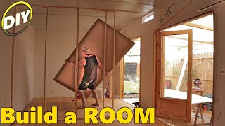 How To Build a Bedroom Wall in a  Mobile Home (S1 Ep37)