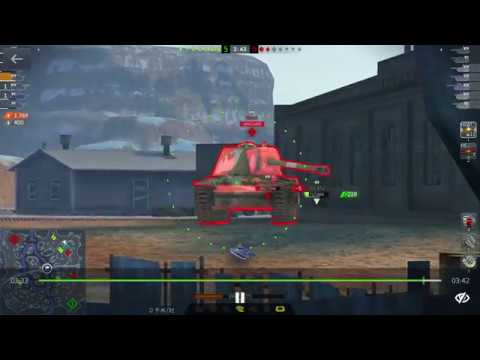 WoT Blitz T49 Last shot 1450 damage, New record!