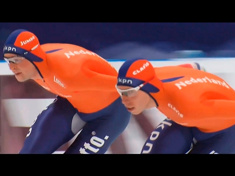 Men's 5000m speed skating lowland WR - Sven  Kramer 6:06.82 (February 9/2017, Korea) HD