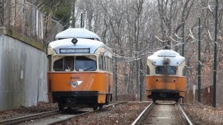 preview picture of video 'PCC Cars: Cabview Boston Ashmont - Mattapan High Speed Line 2012'