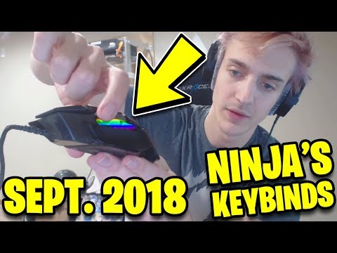 Ninja Reveals NEW KEYBINDS and SETTINGS! | Fortnite BEST Keybinds UPDATED Sept. 2018! (Fortnite PC) Video