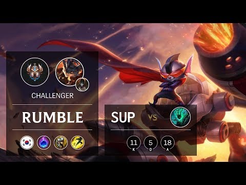 Rumble Support vs Thresh - KR Challenger Patch 10.2