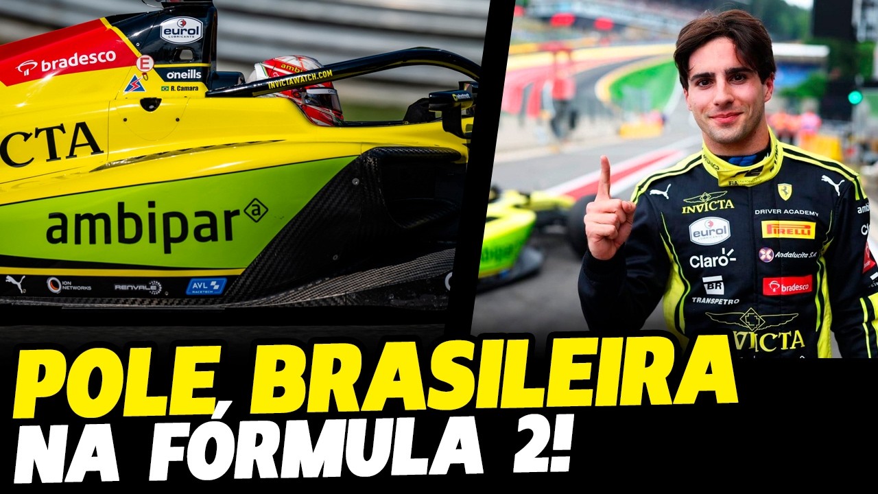🚨SHOW DE RAFA CÂMARA NA FÓRMULA 2 EM NOVA POLE POSITION EM SPA | FÓRMULA 1