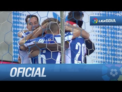 Carrera y gol de Caicedo (3-0) en el RCD Espanyol - UD Almería