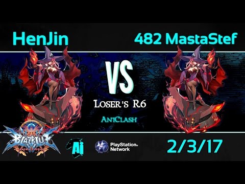 AniClash 58 - 482 MastaStef (Nine) vs. Henjin (Nine, Azrael) Loser's R6 - BBCF Blazblue CF