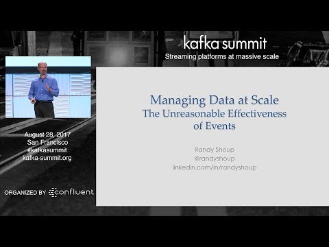 Randy Shoup | Kafka Summit 2017 Keynote (Data at Scale: Unreasonable Effectiveness of Events)