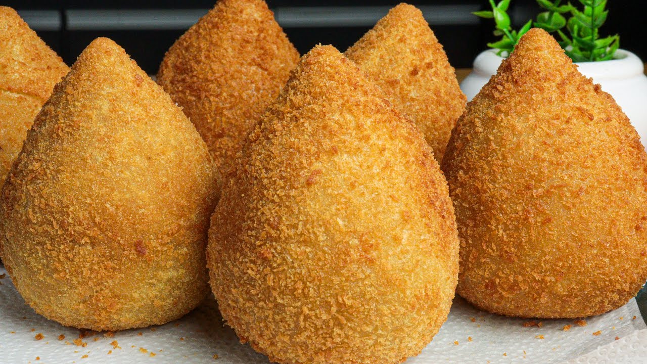 ESQUEÇA TODAS AS OUTRAS RCEITAS DE COXINHA QUE VOCÊ JÁ VIU- ESSA COXINHA DE CARNE VAI TE SURPREENDER
