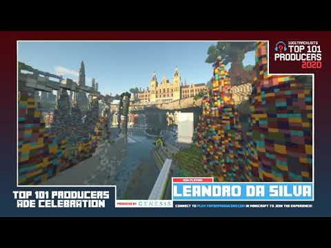 Leandro Da Silva - LIVE @ 1001Tracklists Top 101 Producers 2020 Minecraft Festival | Club Stage