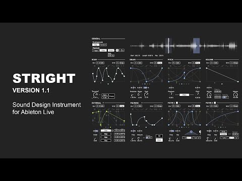 STRIGHT V1.1 - Sound Design Instrument for Ableton Live