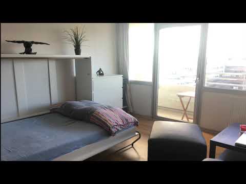 Moderne 1 Zimmer Wohnung in guter Lage mit schönem Weitblick mit Sonneuntergang in Neuss