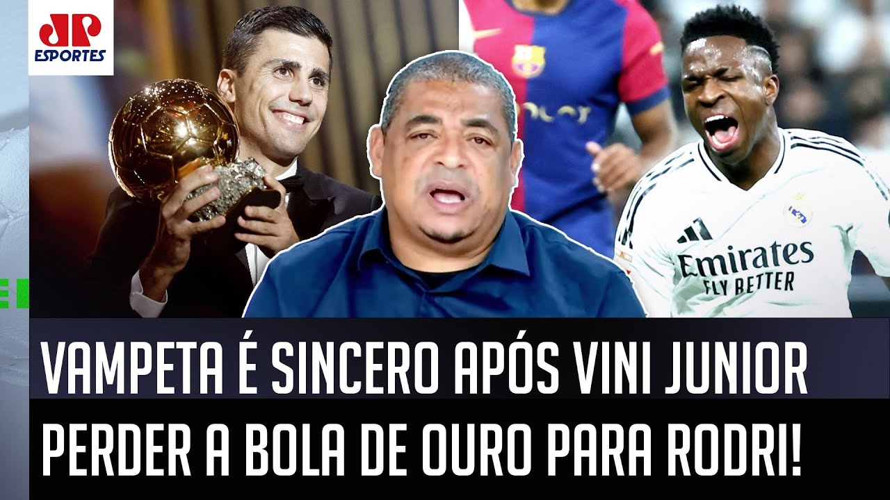 "Cara, ver o Rodri GANHAR A BOLA DE OURO é..." Vampeta É SINCERO sobre VICE de Vinicius Júnior!