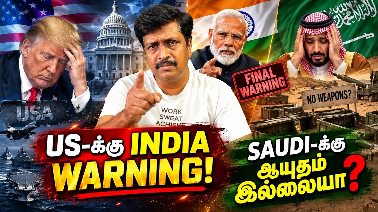 US-க்கு INDIA WARNING!” “SAUDI-க்கு ஆயுதம் இல்லையா ? Ravikumar Somu