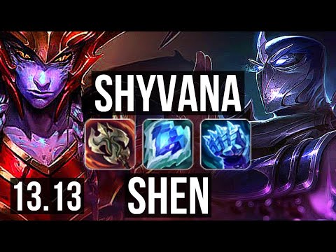 SHYVANA vs SHEN (TOP) | 4.3M mastery, 5/1/5, 600+ games | EUW Master | 13.13