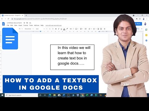 How to add a textbox in google docs | How to insert a textbox in google docs