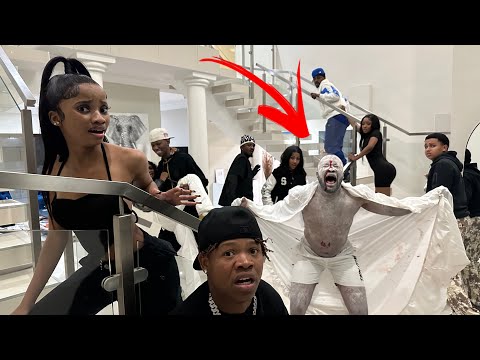 GHOST IN THE HOUSE PRANK!! (SCARY)