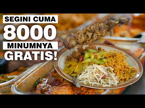 WARTEG SUBSIDI BAHARI KUDUS, JUM'AT BERKAH SEMUA DISUBSIDI, MINUM GRATIS, PORSI JUMBO HANYA 8000 !!