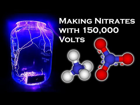 Making Nitrates with 150,000 Volts